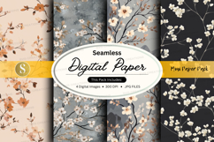 Seamless digital paper - cherry blossom Product Image 1