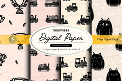 Seamless digital paper - mini paper pack Product Image 1