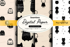 Seamless digital paper - mouse pattern pack digital paper Product Image 1