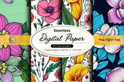 Seamless digital paper - mini paper pack Product Image 1