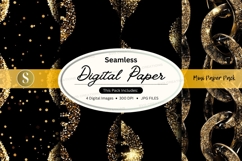 Golden sparkling chain pattern Product Image 2