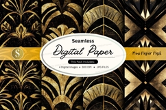 Golden art deco seamless pattern Product Image 1