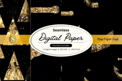 Golden geometric seamless pattern Product Image 1