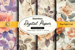 Seamless digital paper - floral pattern Product Image 1