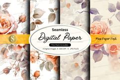 Seamless digital paper - floral pattern Product Image 1