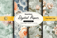 Seamless digital paper - floral pattern pack Product Image 1