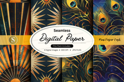 Autumn leaves digital paper Product Image 1