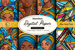 Seamless african print digital paper Product Image 1