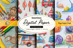 Seamless digital paper - mini paper pack Product Image 1