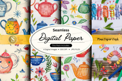 Seamless digital paper - mini paper pack digital paper Product Image 1