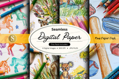 Seamless digital paper - mini paper pack Product Image 1