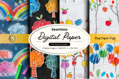 Seamless digital paper - mini paper pack Product Image 1