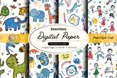 Seamless digital paper - mouse pack Product Image 1