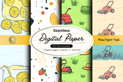 Seamless digital paper - mow mower pack Product Image 1
