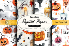 Halloween digital paper Product Image 1