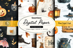 Halloween digital paper Product Image 1