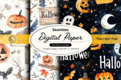 Halloween digital paper Product Image 1