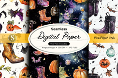 Halloween themed digital paper Product Image 1