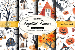 Halloween digital paper Product Image 1