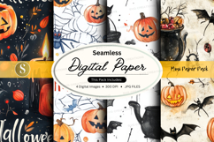 Halloween digital paper Product Image 1