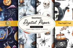 Halloween themed digital paper Product Image 1