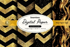 Golden zigzag seamless pattern Product Image 1