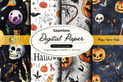 Halloween digital paper Product Image 1