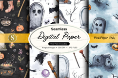Halloween digital paper Product Image 1