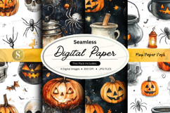 Halloween digital paper Product Image 1
