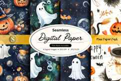 Halloween digital paper Product Image 1