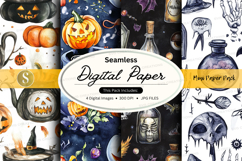 Halloween themed digital paper Product Image 1