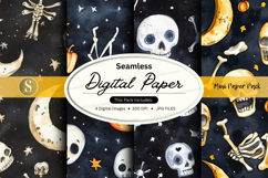 Seamless digital paper - mardi gras pack Product Image 1