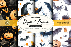 Halloween digital paper pack Product Image 1