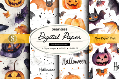 Halloween digital paper Product Image 1
