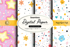 Seamless digital paper - mini paper pack digital paper Product Image 1