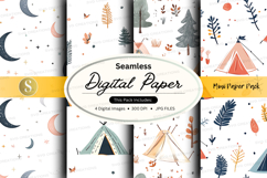 Seamless digital paper - mini paper pack Product Image 1