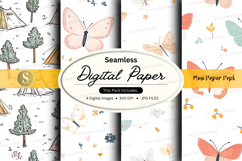 Seamless digital paper - mini paper pack Product Image 1