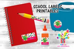 Cactus School Labels Printables #1 Product Image 1