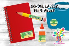 Cactus School Labels Printables #2 Product Image 1