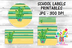 Cactus School Labels Printables #2 Product Image 2