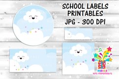 Rain of love School Labels Printables Product Image 2