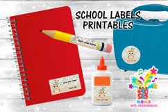 Tribal owl school Labels Printables Product Image 1