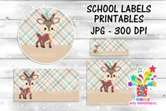 tribal deer school Labels Printables Product Image 2