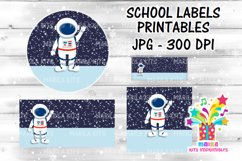 Astronaut school Labels Printables Product Image 2