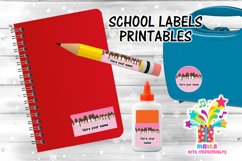 Dripping Frosting school Labels Printables Product Image 1