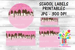 Dripping Frosting school Labels Printables Product Image 2