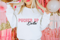 Western-style Valentine SVG with rustic lettering, great for romantic T-shirts or home decor.