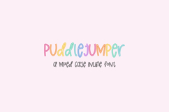 Puddlejumper Sans - Inline Font Product Image 1