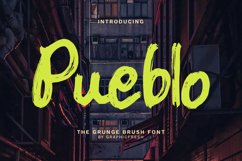 Pueblo - The Grunge Brush Font Product Image 1