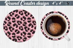 Round Coaster | Puff | 3D coaster Product Image 1
